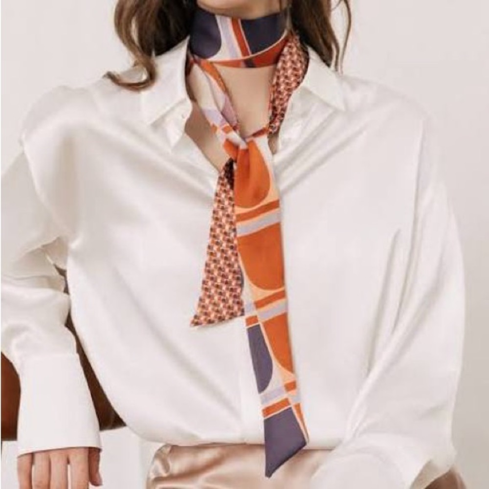 Multiple Silk Twilly Scarves for Handbag Handles and Accessories